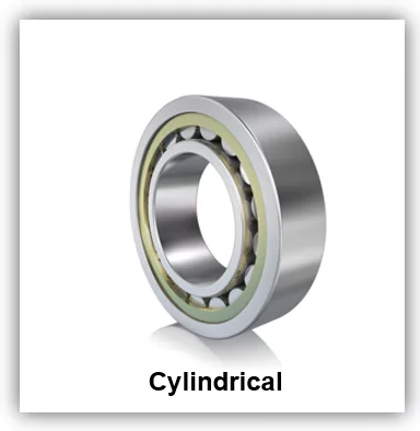 Cylindrical roller bearings illustration - efficient in handling high radial loads with minimal friction