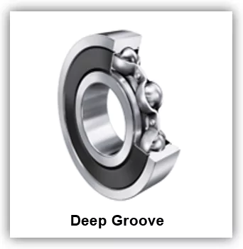 Deep groove ball bearings illustration - versatile and widely used in various applications