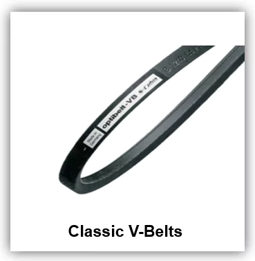 Reliance stock an extensive range of Optibelt V-belts. Due to its versatile applications, the optibelt VB is the classic model among drive belts.