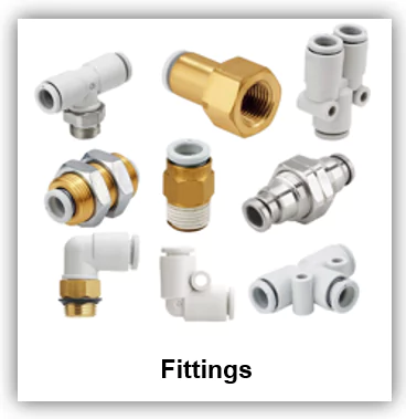 Explore our range of pneumatic fittings for secure connections in pneumatic systems. From push-in fittings to compression fittings, our fittings ensure leak-free connections and efficient pneumatic operation